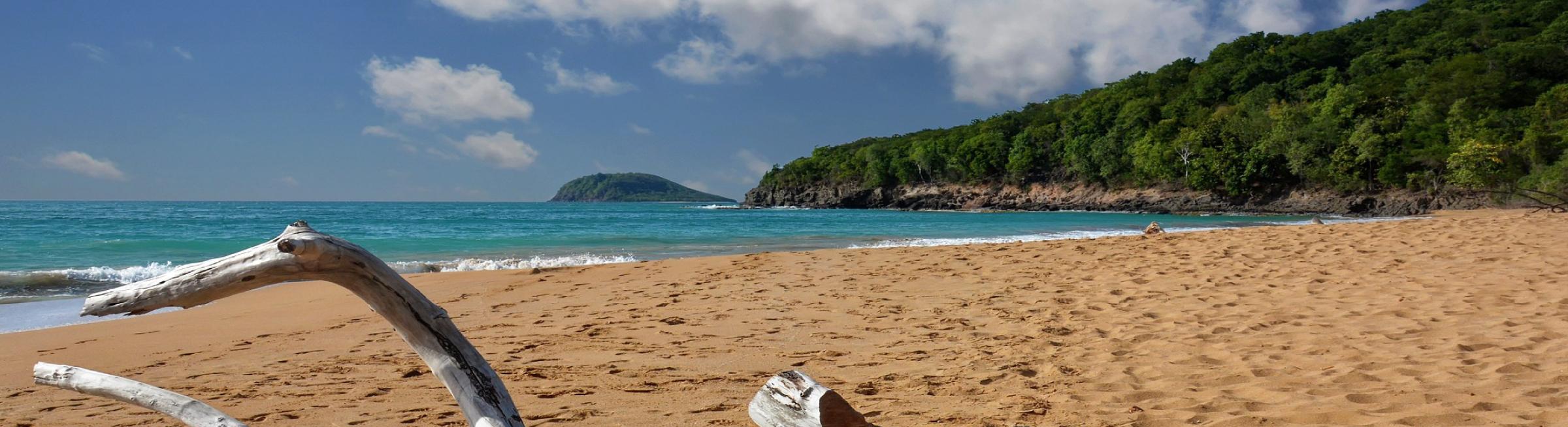 Une plage en Martinique